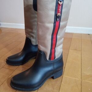 DAV knee high rain boots NWOB